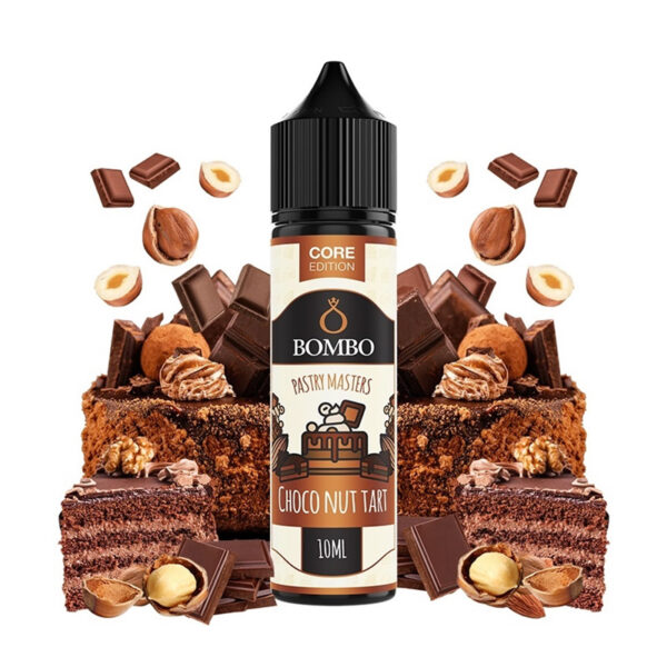 Bombo Pastry Masters 10ml/60ml Flavour Shot (Core Edition) - Choco Nut Tart