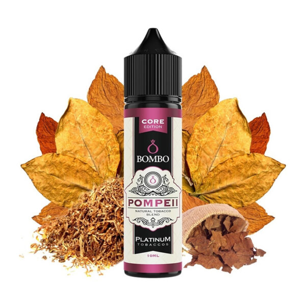 Bombo Platinum Tobaccos 10ml/60ml Flavour Shot (Core Edition) - Pompeii
