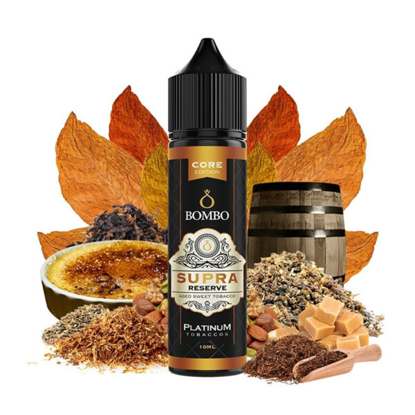 Bombo Platinum Tobaccos 10ml/60ml Flavour Shot (Core Edition) - Supra Reserve
