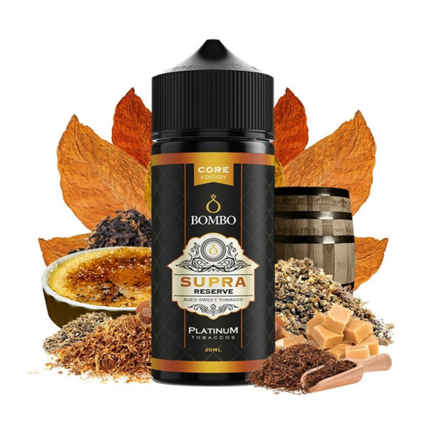 Bombo Platinum Tobaccos 20ml/120ml Flavour Shot (Core Edition) - Supra Reserve