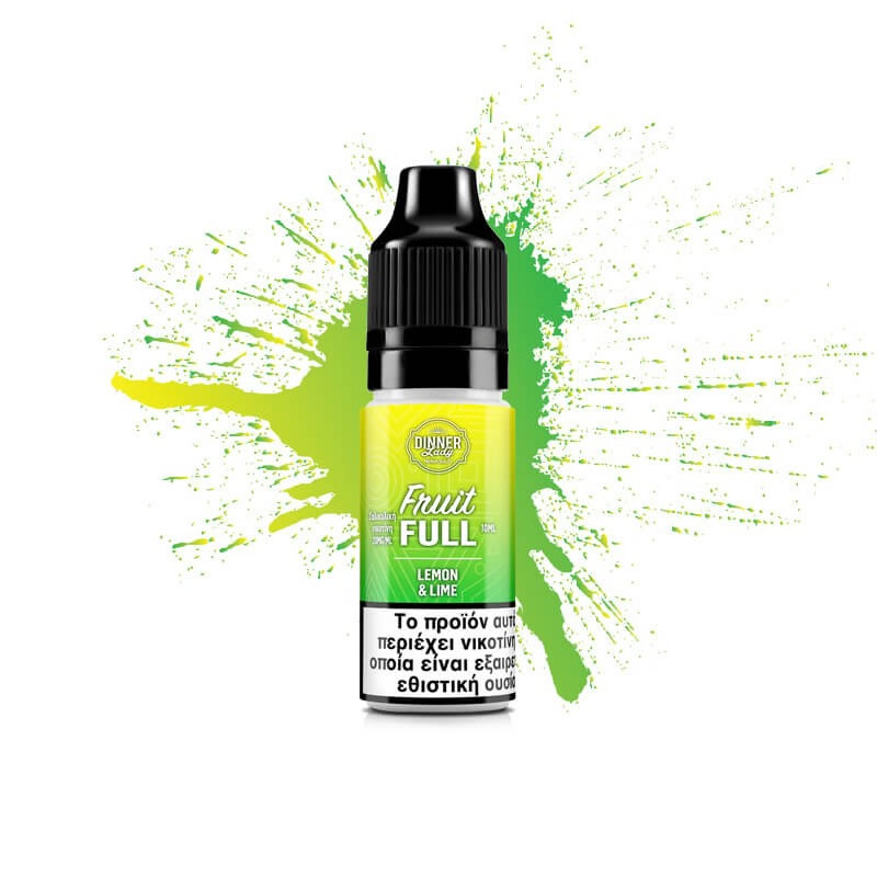 Dinner Lady Salts (Fruit Full Bar) 10ml - Lemon &amp; Lime
