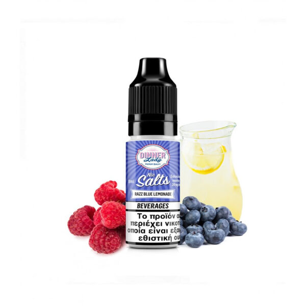 Dinner Lady Salts 10ml - Razz Blue Lemonade