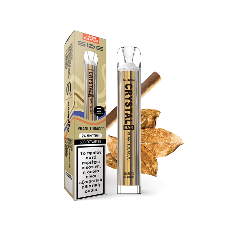 Crystal Bar Disposable Vape Pen 600 Puffs 20mg/2ml - Phani Tobacco